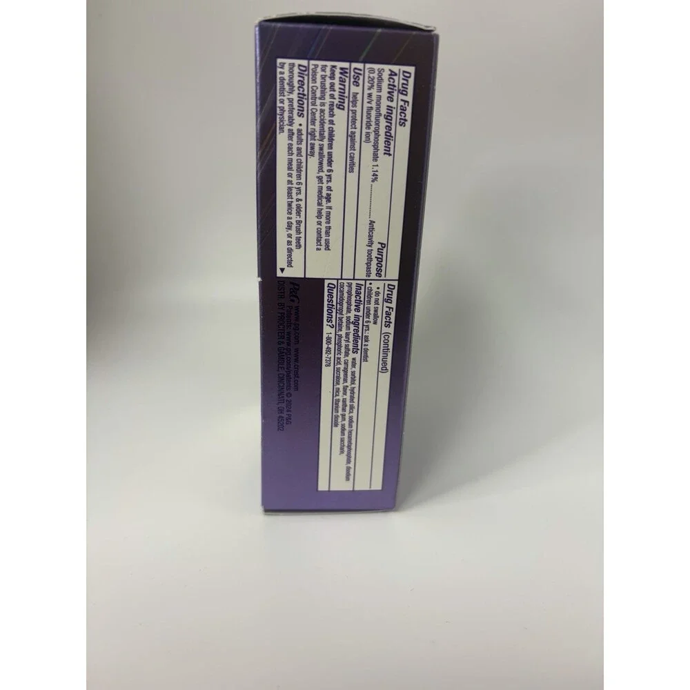 Crest 3D White Brilliance Deep Stain Remover Daily Toothpaste 2.1 Oz Exp 2/27